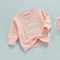 Baby House Mall Brother Sister Long Sleeves Pullover, Front Letter Print Sweatshirt, Round Neck Loose Tops. 