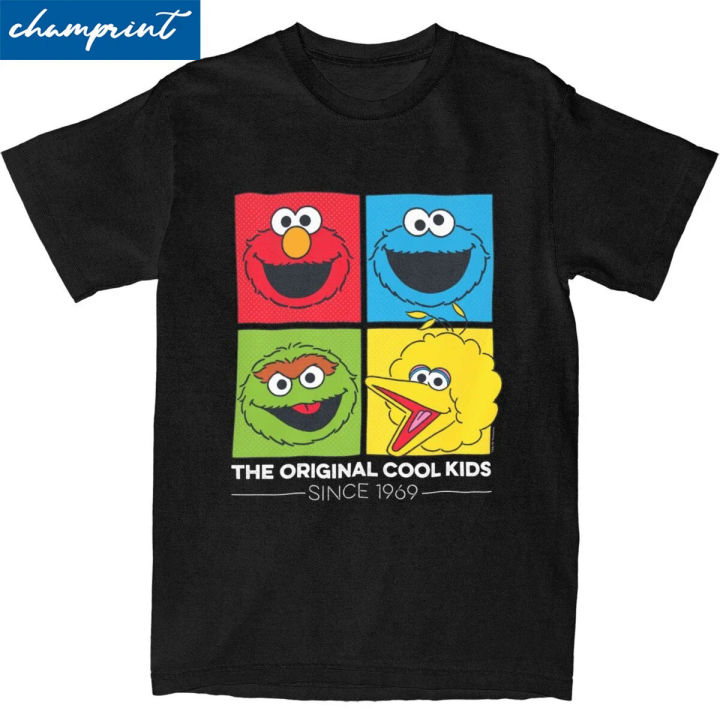 Cookie Monster The Original Cool T Shirt For Men Women Cotton Tops Aesthetic O-neck Short Sleeve