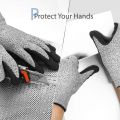 Cut Resistant Gloves For Kitchen, Protection Personified ,Food Grade Cut Resistance Gloves Safety Cut Proof Stab Resistant Stainless Steel Metal Mesh Work Butcher Gloves. 