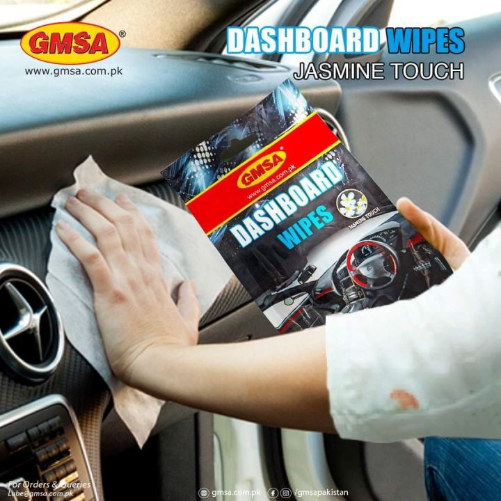 GMSA DASHBOARD WIPES pack of 10 sachets