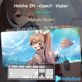 Hololive EN Council Nanashi Mumei Vtuber Anime Thicken Oversized Game Mousepad Keyboard Mat Desk Mat Mouse Pad. 