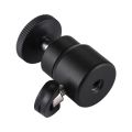 PULUZ 1/4 inch Screw Metal Tripod Ball Head Adapter with Lock. 