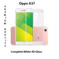 Oppo A37 Full White 9D5D6D10D11D21D Tempered Glass Screen Protector Full Glue Edge To Edge For Oppo A37. 