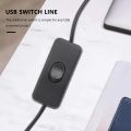 USB A Male to Female Extension Cable with Switch On / Off. 