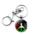 12PCS Palestine Flag Key Chain Key Ring for Women Men Jewelry Gift. 