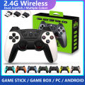 2.4g Wireless controller wireless gamepad for G11PRO RG35XX G10 M8 USB wireless game controller TV Computer Games PC joystick Dual 3D rocker. 