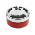 Cigarette Ashtray Detachable Lid Stainless Steel Cigarette Ashtray Smokers Desktop Smoking Ash Tray(Red). 