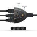 【Miga Plaza】4K*2K 3D  3 Port HDMI-compatible Switcher 1.4b 4K 1080P Switch Splitter 3 in 1 out Port Hub Cable for  H Xbox PS3 PS4. 