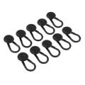 10Pcs Collar/Neck Extenders Wonder Button Shirts Expansion Unisex Black. 