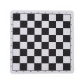 International Chess Mouse Pad Wear Resistant Tear Proof PU Leather Chess Board Easy To Clean for Computer. 