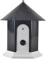 Outdoor Barking Control Device, Ultrasonic Barking Stop, Dog Silencer Bark Box for Small Medium Black Birdhouse Dog Barking Control Device 6.7x5.4x5.4 in-Dog Barking Control Device CSB10 0. 