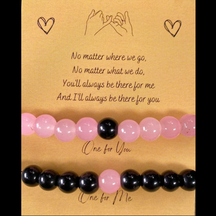 Couple%20Bracelet-%20Black%20with%20pink%20%20Beads%20-%20classic%20design-%208mm%20size%20beads-%20for%20boys%20&%20girls%20both-%20bff-%20couple%20-%20Image%202