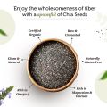 Neuherbs Raw Unroasted Chia Seeds For Eating With Omega 3 and Fiber For Weight Loss Management - 200 Gram | Healthy Snacks | Seeds For Eating During Summer | Best Diet Food. 