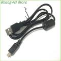 Micro Usb Sync Cable for Panasonic DMC-TX1 DMC-LX10 DMC-LX10GK DMC-ZS110 DMC-ZS110GH DMC-LX9 4K DMC-FZH1 DMC-G85H. 
