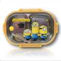 Kids Favourite Character Minion Stainless Steel Lunch Box for 2-Grid Lunchbox with Spoon. 