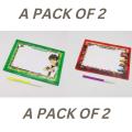 White Board+Black Board Ssize 8''x 6''Metal Solid material,New with thin border  Premium Quality . 