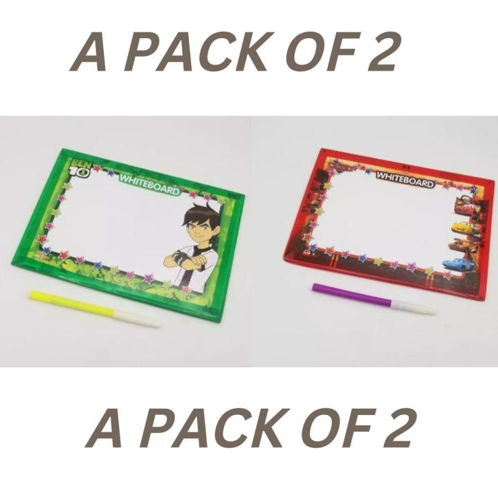 White Board+Black Board Ssize 8''x 6''Metal Solid material,New with thin border  Premium Quality 