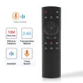 wireless Hi Quality G20 remote control 2.4G Wireless Air Mouse Gyroscope 6 axis Voice Control Sensing Universal Remote control IR Learning For PC Android TV Box Smart TV Remote Air Remote Mouse. 