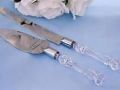 2 Pcs Stainless Steel Cake Knife And Server Set. 