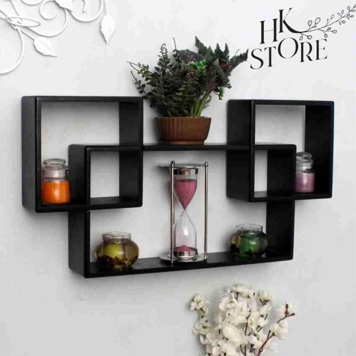 Wall mounted decoration shelf Floating Wall shelves Wall hanging decoration shelf Box shelves Sat of 3