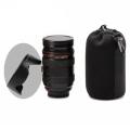 Waterproof Neoprene DSLR SLR Camera Lens Pouch Bag Pouch for Canon Nikon - M / L. 