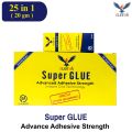 ELEEVA Super Glue (25pcs in 1 Box - 20gm) | Advanced Adhesive Strength Instant Grip Technology | Super Glue Price in Pakistan | Best Super Glue in Pakistan | Eleeva Super Glue – Fast-Drying Industrial Adhesive for Metal, Plastic & Wood – Pakistan. 