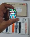 Crown S10 10+1 Smart Watch 2.3-Inch Large Screen with 7 Straps and Airpods2. 