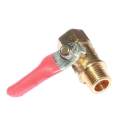 Female x Male 1/4inch Brass Fluid Air Gasoline Ball Valve Shut Off Switch Lever, Switch Valves. 