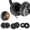 1Pair Replacement foam Ear Pads pillow Cushion Cover for Plantronics C3225 3220 320/3210 H251/261 Headphone Headset EarPads. 