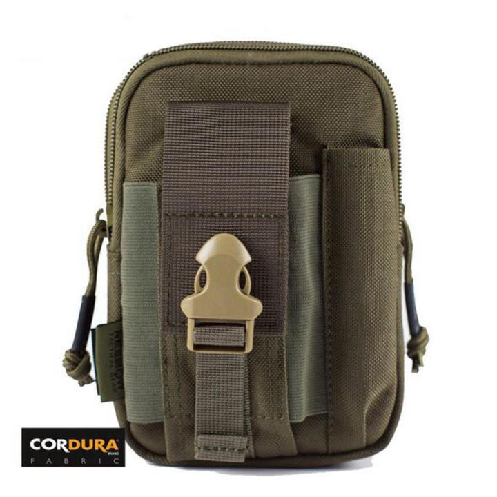 【KuaKe Mall】D30 Tactical Molle Waist Bag Men's Outdoor Sport Running Pack Mobile Phone Case for SAMSUNG 2 3 4 1000D CORDURA