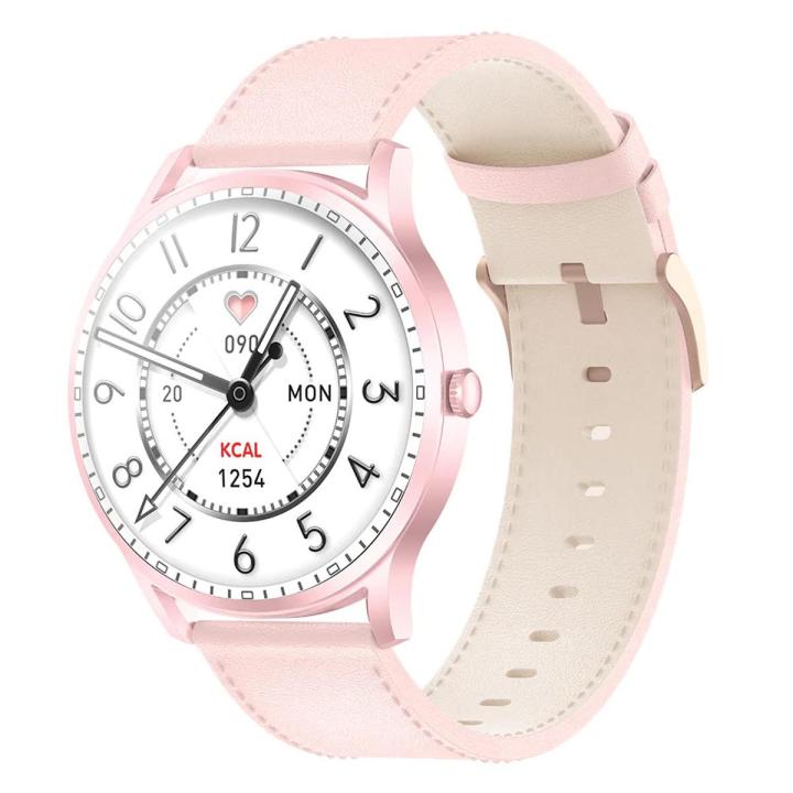 Kieslect Calling Watch Lora Pink - Kieslect Lora, Lady Calling Watch, Stable BT 5.2 Calling, 3D Fullview Colorful Display, Double Straps - Pink