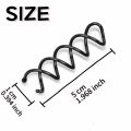 50 pcs/pack Spiral Hair Pins Spin Pins Non-Scratch Round Tips, Twist Screw Hair Pin for Women Bun Hair Style DIY, Spiral Bobby. 