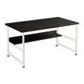 Laptop and Computer Table, Home Office Desks, Laptop Table, Computer Table, Study Table, PC Table, Table with Shelving for Storage, H-Shape Table, Office Table, Workstation Table, Portable Durable Moveable with 18 gauge iron rods and Powder coating. 