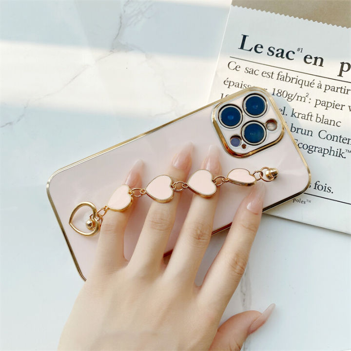 COROGI%20for%20Samsung%20Galaxy%20J5%20Prime%20Back%20Cover%20with%20Love%20Heart%20Bracelet%20Chain%20Stylish%206D%20Plating%20Shiny%20Cases%20Soft%20Silicone%20Mobile%20Phone%20Case%20Pouch%20for%20Girls%20-%20Image%207