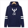 Chrintano Ronaldo printed fleece hoodie drawstring casual pullover hodie clothing long sleeves export quality huddie winter wear smart fit hoody. 