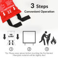 Pack of 4 Fire Extinguisher Blanket 4x4. 
