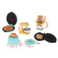 【Funny Bunny Toy Store】1:12 Dollhouse Mini Bread Machine Weigh Plate Food Set. 