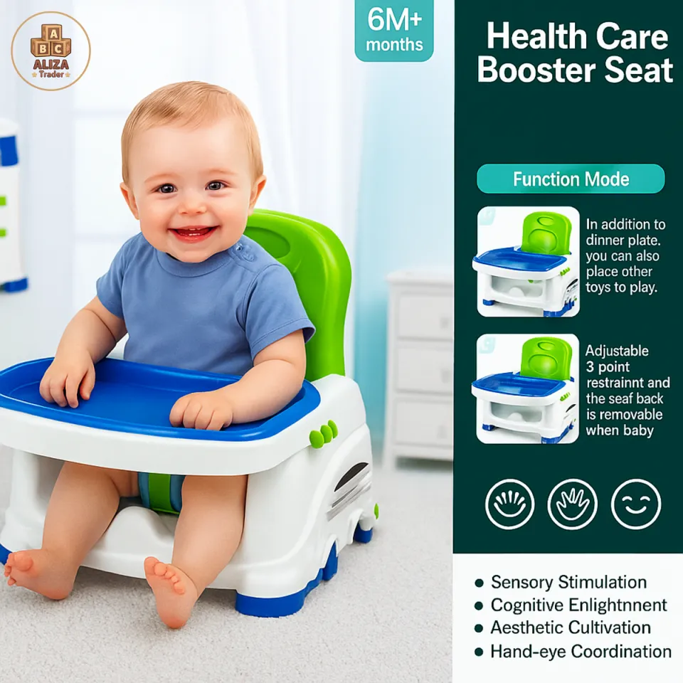2-in-1 Baby Dining Chair, Baby High Chair, Portable Feeding Chair