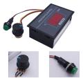 PWM DC Motor Speed Controller with Digital Display 30A PWM Adjustable Speed Stepless Regulator. 