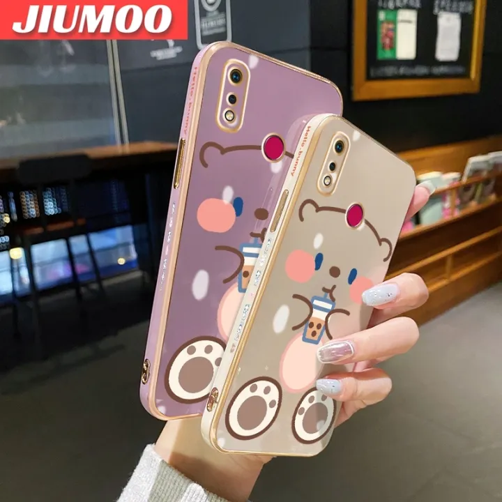 JIUMOO%20For%20Realme%203%20Case%20Cartoon%20Cute%20Bear%20Side%20Phone%20Case%20Square%20Edge%20Pattern%20Silicone%20Luxury%20Plating%20Casing%20Full%20Back%20Cover%20Camera%20Protection%20Cases%20Shockproof%20Softcase%20-%20Image%203