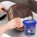 YYS Oven & Cookware Cleaner Stainless Steel Cleaning Paste Multi-Purpose Cleaner & Polish Cleaning Gel for Removing Rust Powerful Stainless Steel Cookware Cleaning Paste Household Kitchen Cleaner Washing Pot Bottom Scale Strong Cream Detergent. 