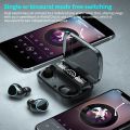 Original DAMIX M10 AirPods TWS Wireless Earbuds Bluetooth 5.3 with 9D HiFi Sound, Waterproof, Touch Control, 3500mAh Charging Case | Wireless Headphones for Gaming, Music & Calls – M10 Wireless Headphones, Hands-Free Earbuds Compatible with Android & iOS. 