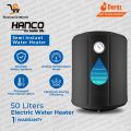 Hanco Semi Instant Electric Water Heater - 50 Litres Body Size - Smart Electric Geyser (Imported Heating Element, Multiple Safety Systems, Longer Heat Retention) - 1 Year Warranty. 