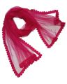 GREEN COLORED NET DUPATTA WITH FOUR SIDED COTTON LACE AND SAME COLORED BEADS /NET CHUNNI / (COLORS AVAILABLE ) LIGHT WEIGHT NARROW NET STOLE FOR GIRLS AND WOMEN / RED SKIN SEA GREEN ROYAL BLUE AND OTHER COLORS AVAILABLE / FULL SIZE NET DUPATTA. 