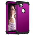 lthmy for Google Pixel 3A XL Case Full-Body Cover 3 in 1 Hybrid Hard PC & Soft Silicone Heavy Duty Rugged Bumper. 