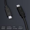 Typec Cable for Thunderbolt 3 Data Cable 40Gbps Full Speed 100W Fast Charge 5K Transmission 50cm. 