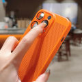 Luxury heat radiation ultra thin PC case for iPhone 11 12 13 14 15 Pro Max 7 8 plus XR XS Max 7 8 Se 2 3 glass lens flim cover. 