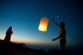 Sky Lantern Chinese Paper Sky Flying Wishing Lantern Lamp Candle Party Wedding Wish. 