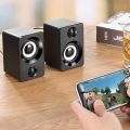 Surround Computer Speakers with Stereo USB Wired ed Multimedia Speaker for PC/Laptops/Smart Phone. 