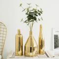Gold Vase Ceramic Nordic Decoration Home Flower Vase Home Decoration Accessories Modern Living Room Decoration Vases for Flowers. 
